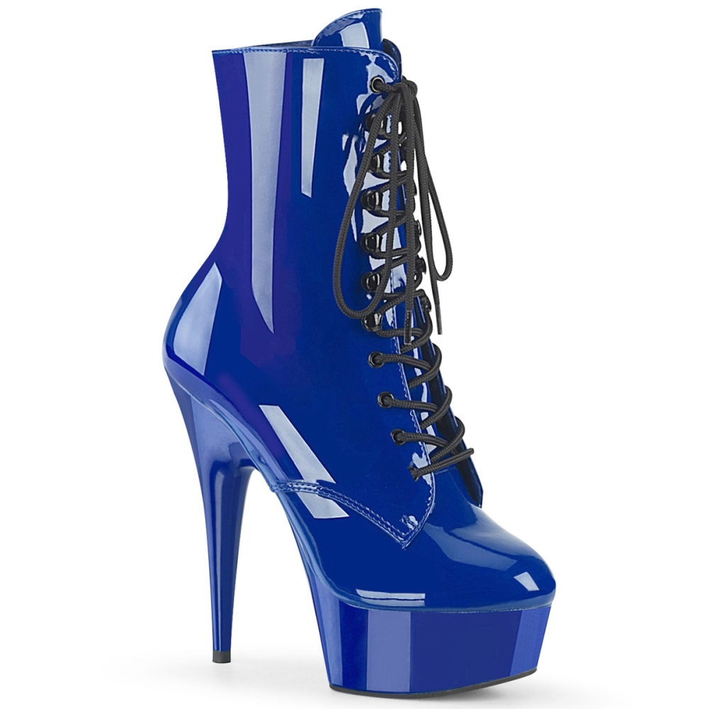 blue pleaser boots