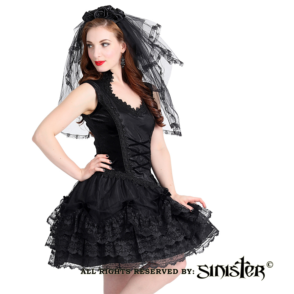 Sinister Sinister - 875 Short dress - Black | Attitude Europe