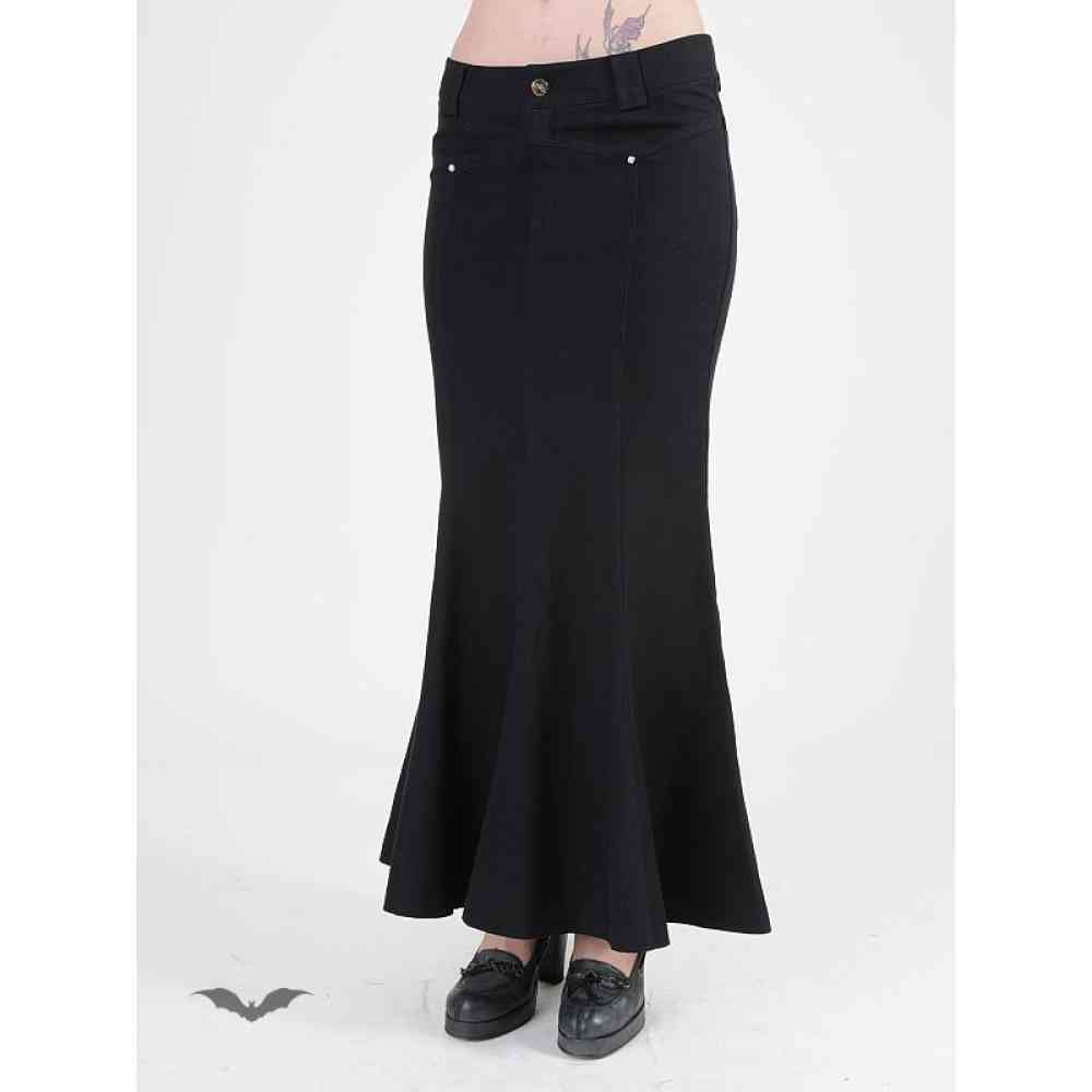 black jean skirt queen
