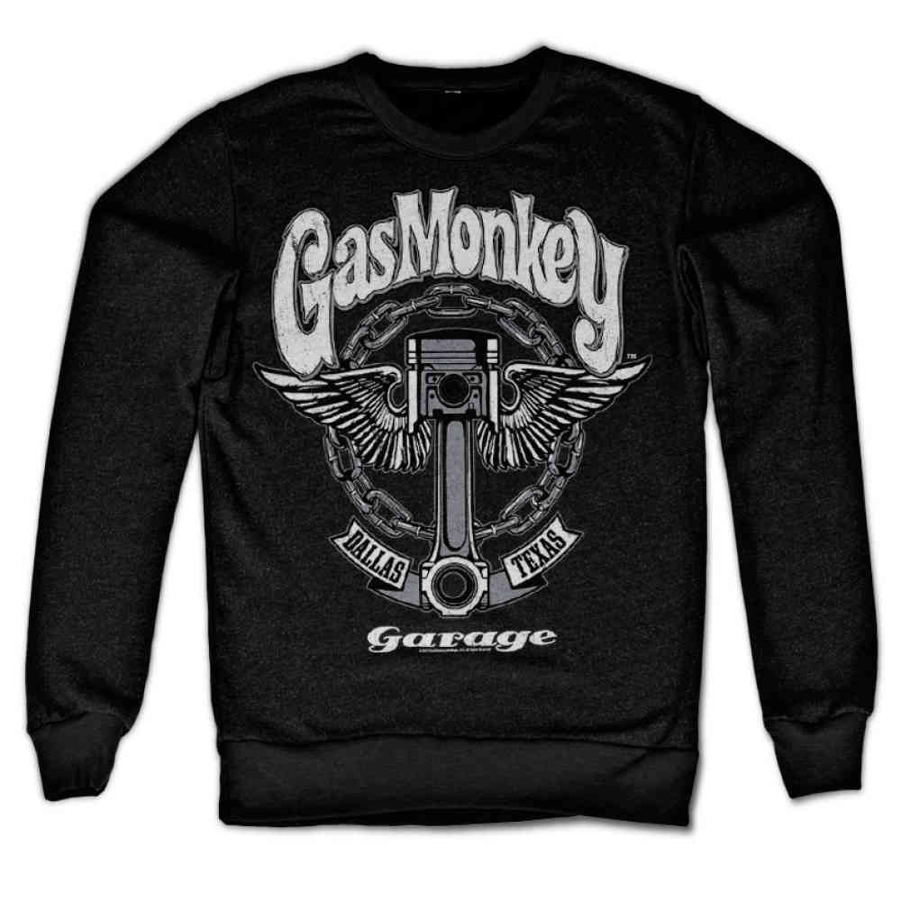 Gas Monkey Garage Big Piston Sweatshirt Black Attitude Europe