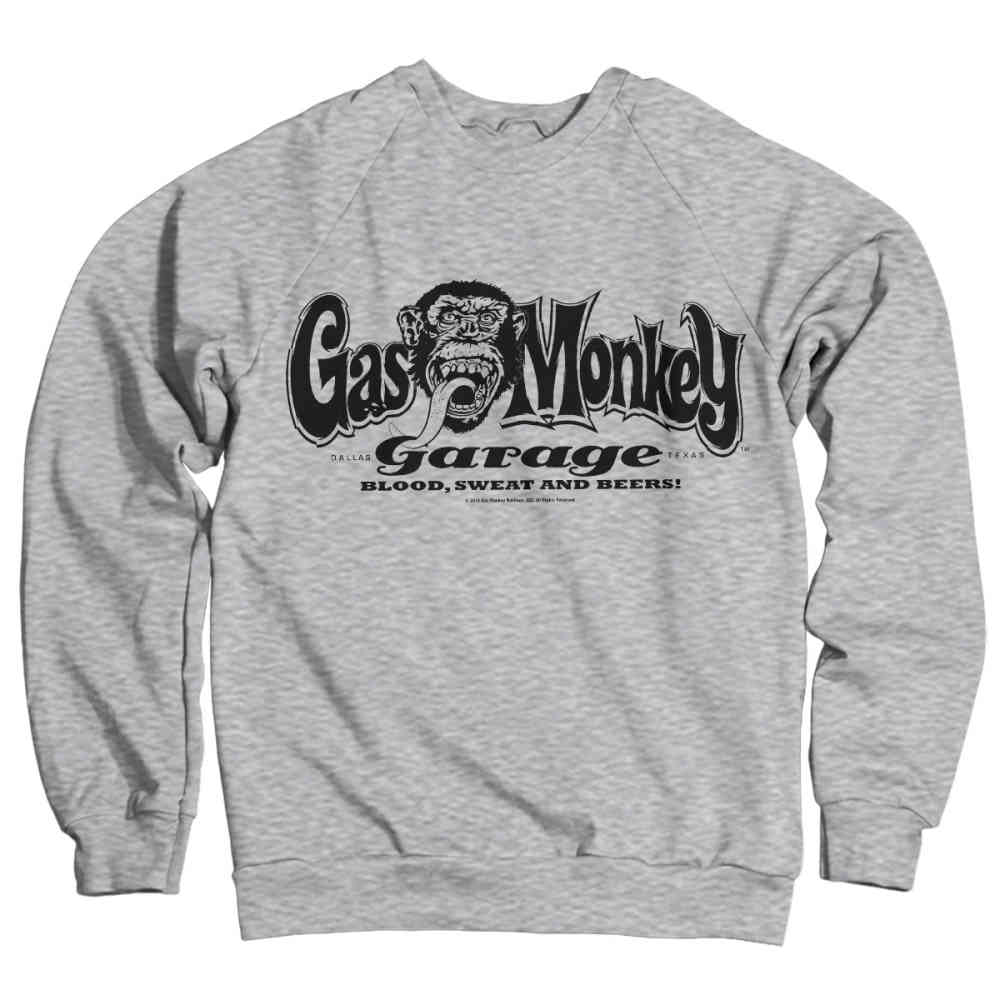 Gas Monkey Garage Sweater Logo Grey Attitude Europe