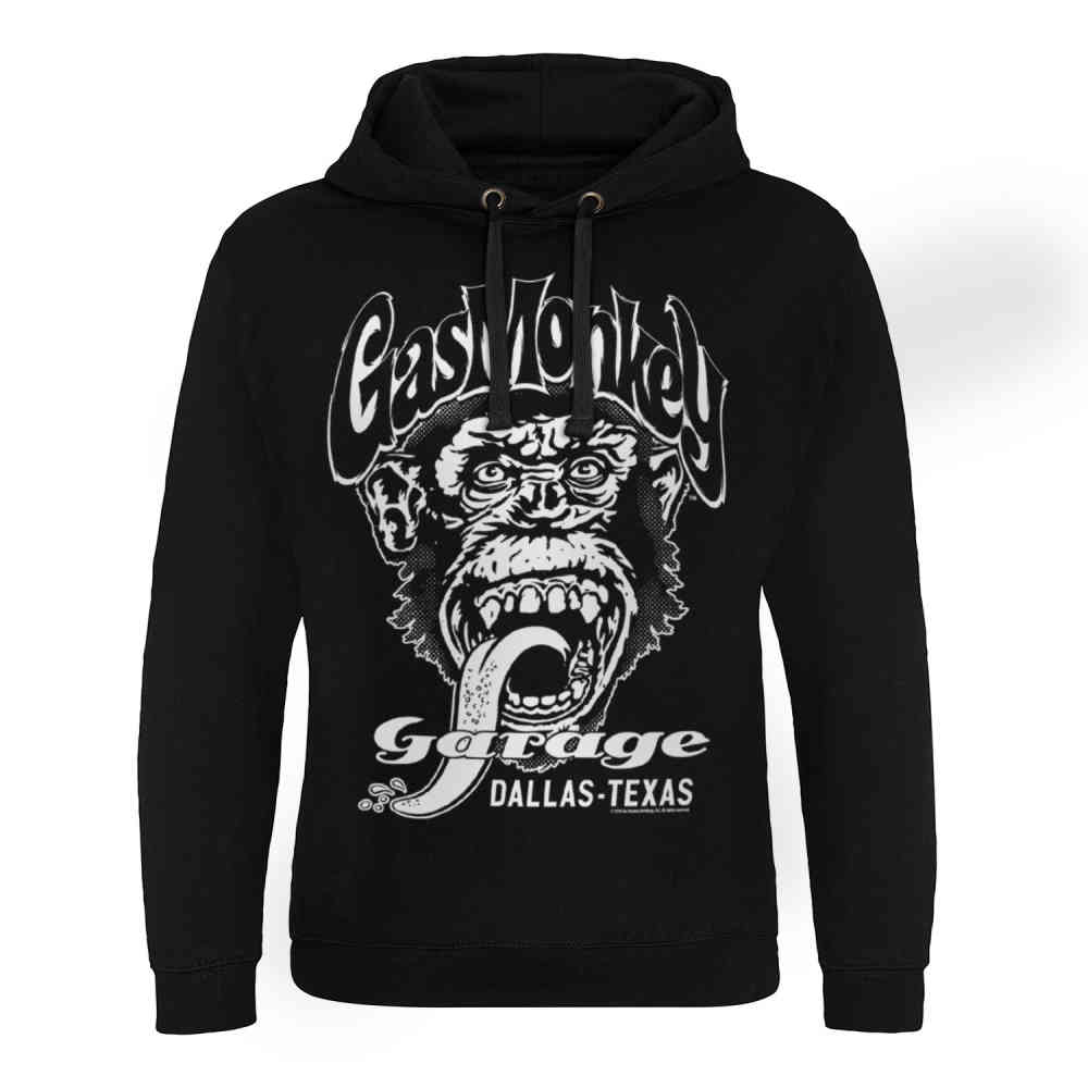 Gas Monkey Garage Hoodie Dallas Texas Epic Black Attitude Europe