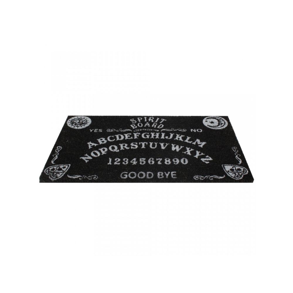 Nemesis Now Doormat Spirit Board Ouija Black White