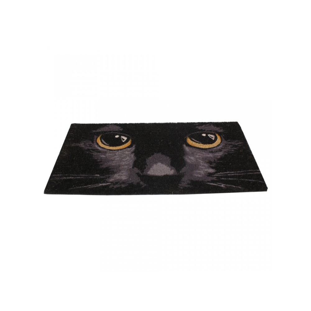 Nemesis Now Doormat Cat Black Attitude Europe